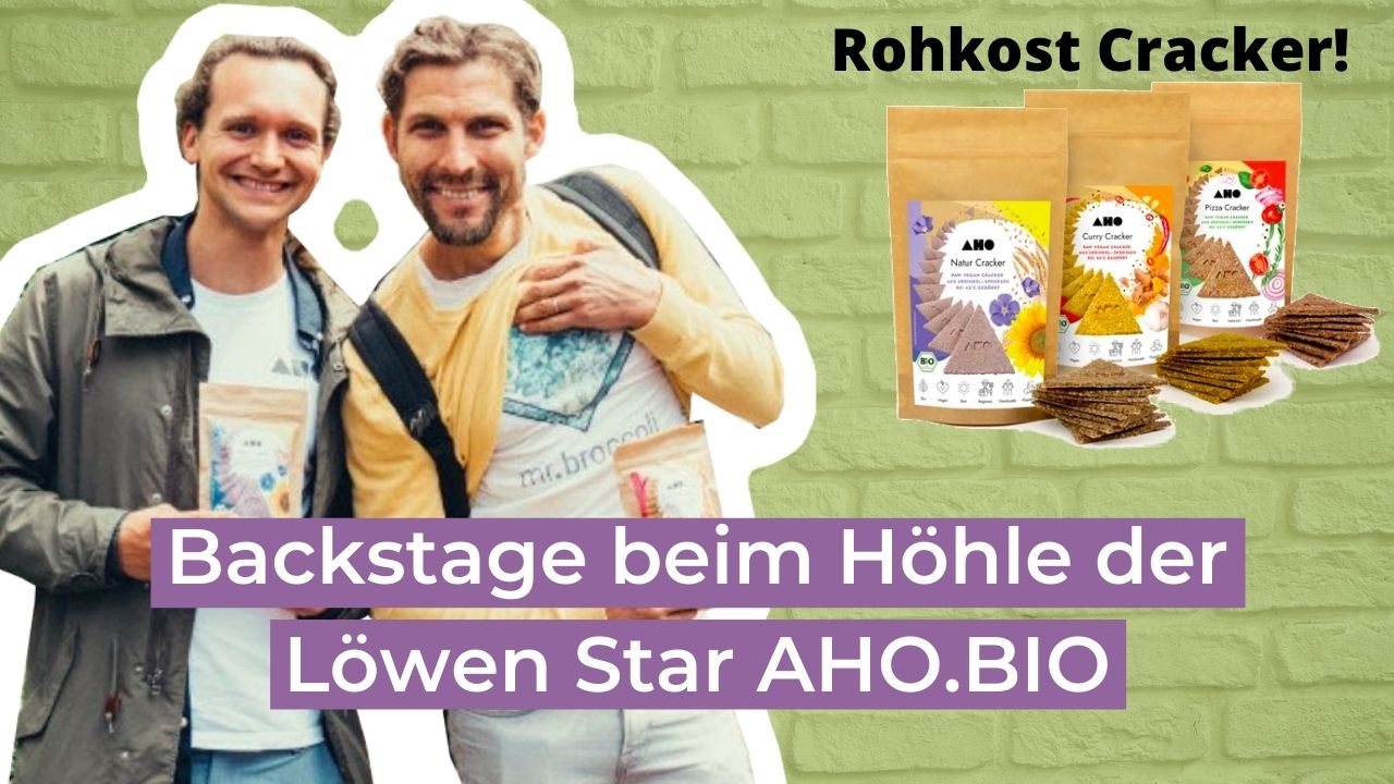 AHO BIO Backstage HÖHLE DER LÖWEN DHDL vegan bio plastikfrei