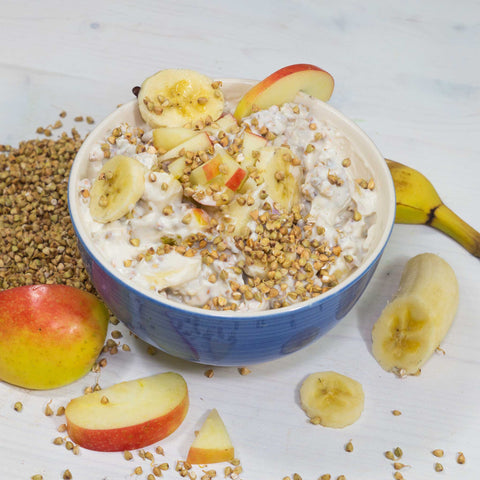 Proteinmüsli mit gekeimtem Buchweizen