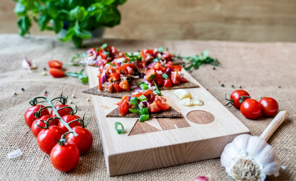 Bruschetta AHO Pizza Cracker Tomaten