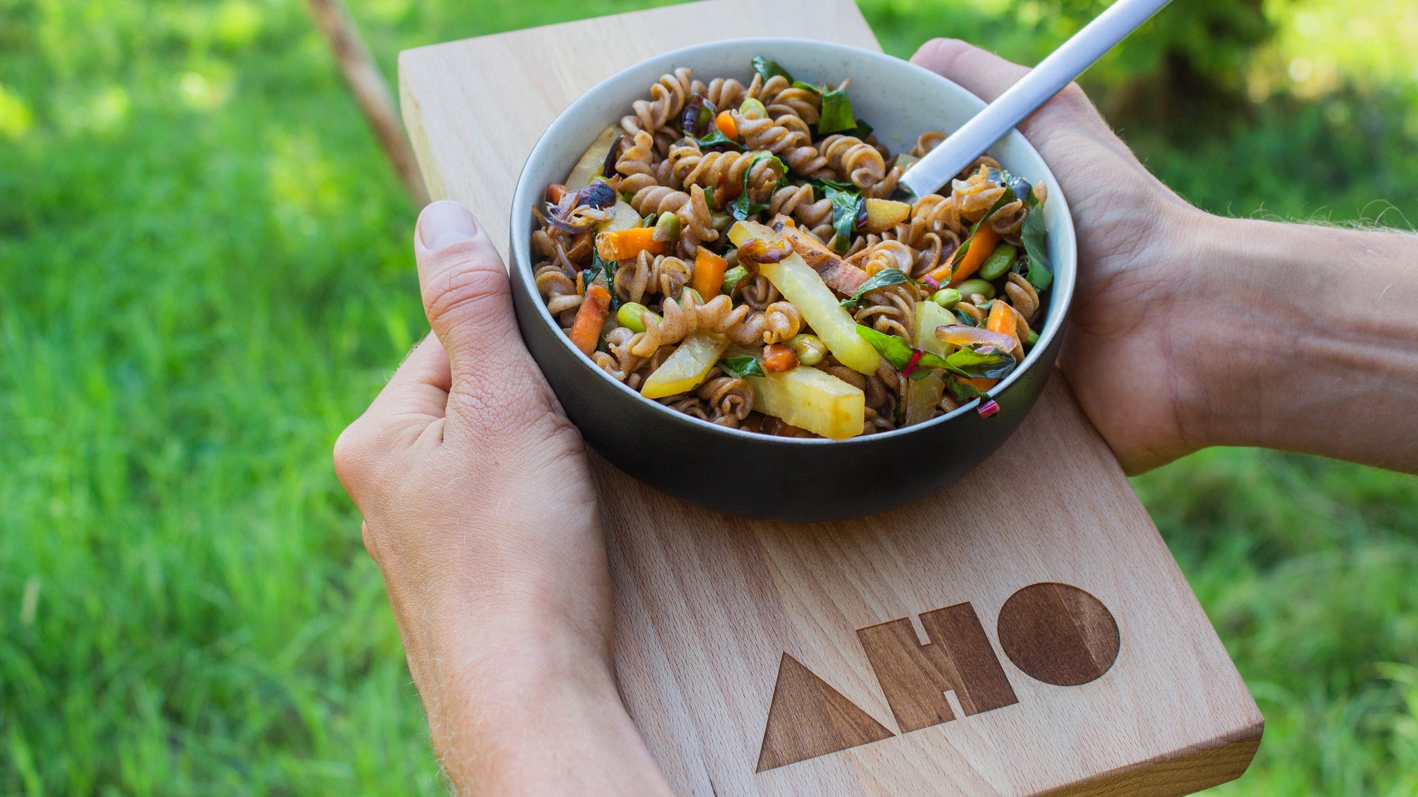 AHO Urdinkelsprossen Pasta Vegan Bio Vollwertig Rezept