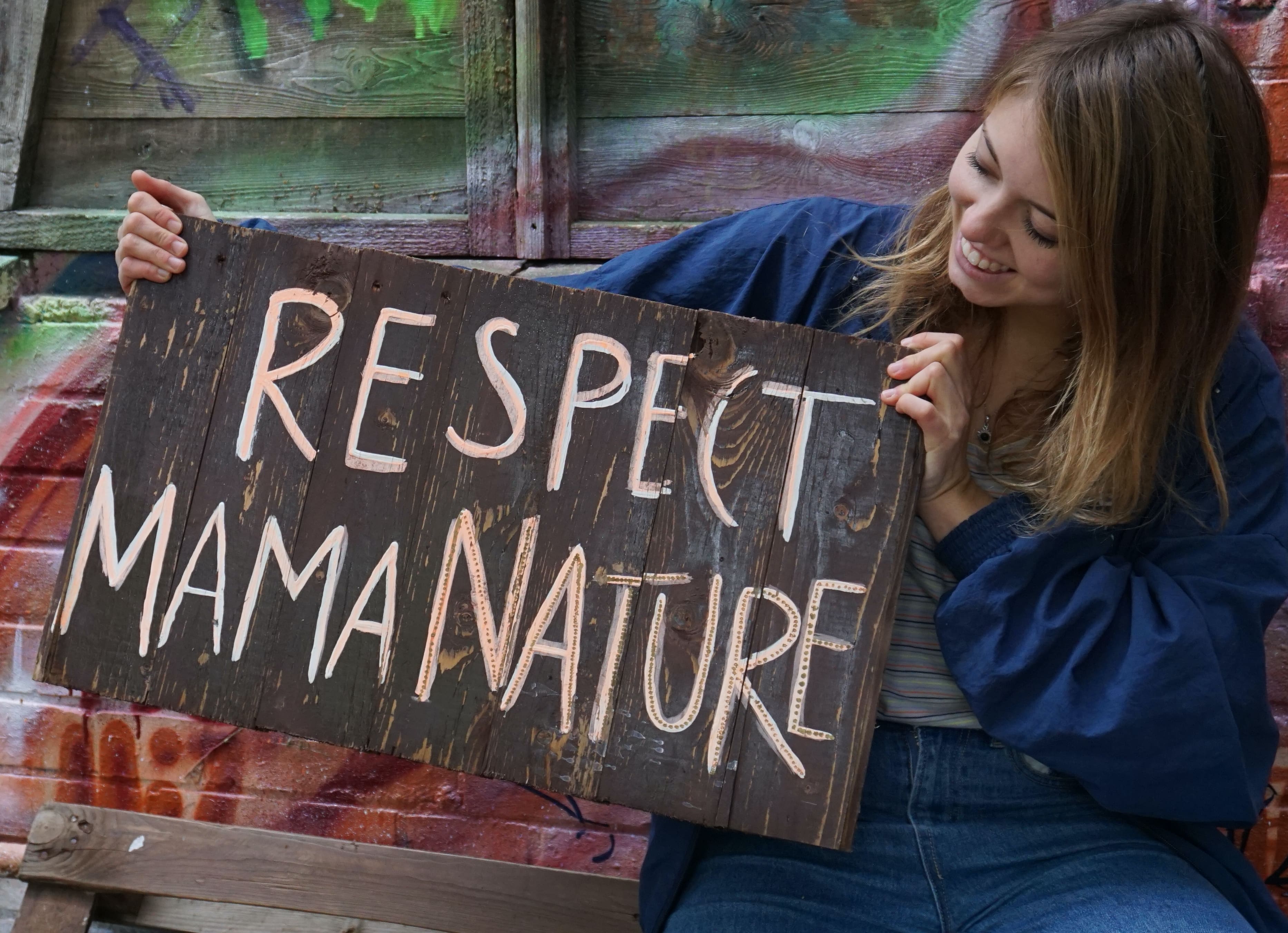 mama nature nachhaltig vegan baum pflanzen aho planet erde Respekt