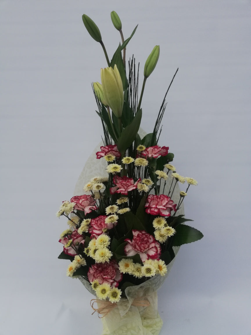 Arreglo floral lilium y claveles – Memoriales