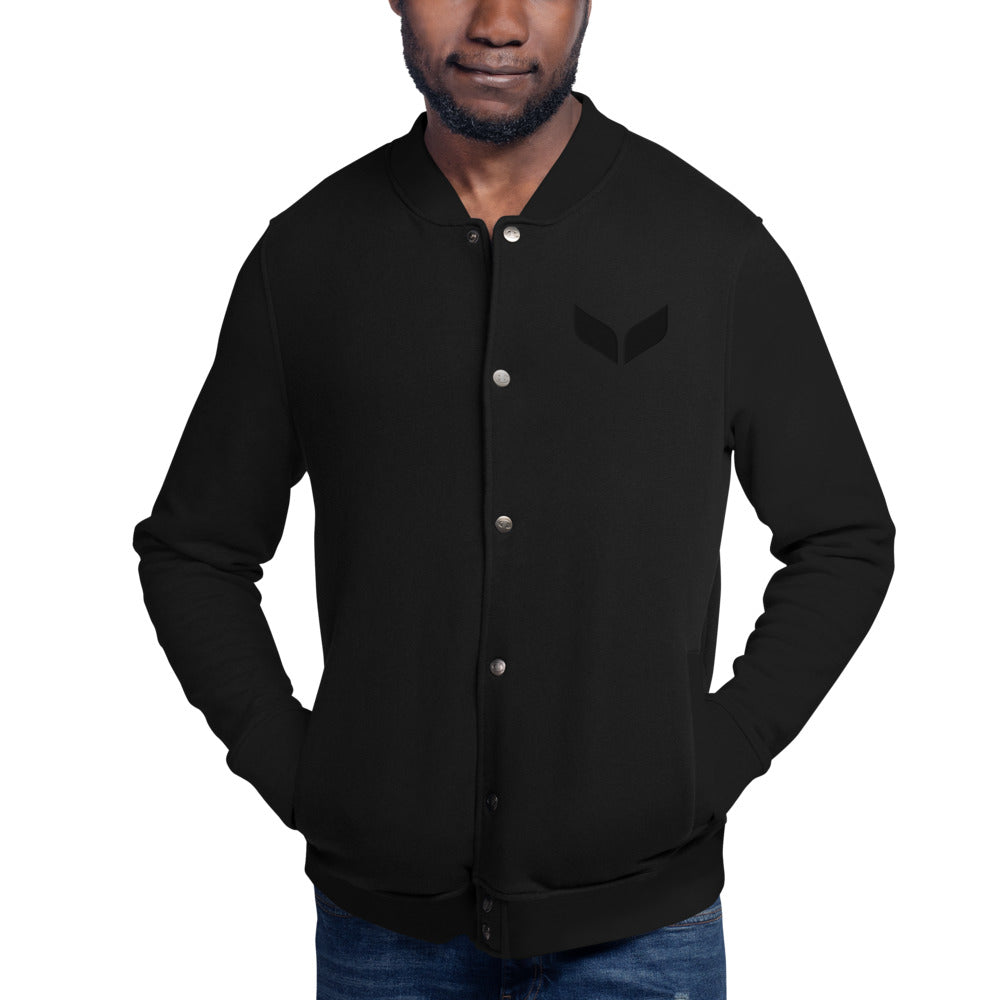 black champion bomber jacket