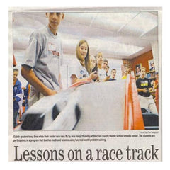 News Article "Lessons on a Race Track"