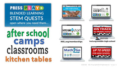 laptops show all blended learning camps