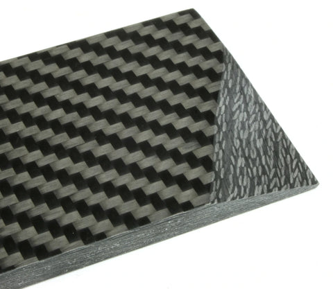 carbon fiber material cut on an angle to reveal the different layers