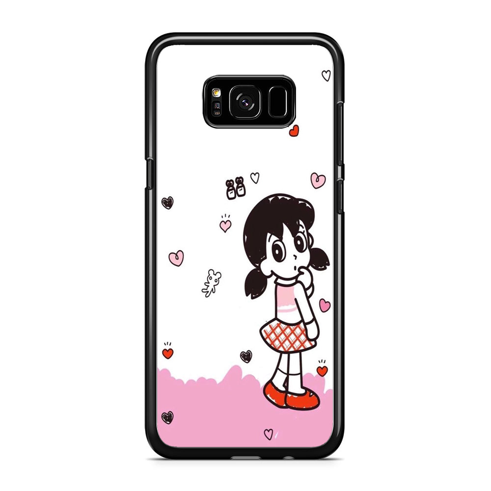 Doraemon Shizuka Cute Love Samsung Galaxy S8 Case