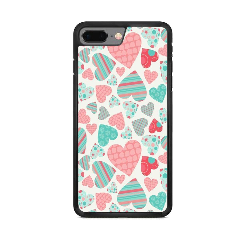 Love in Strip, Rock and Dot iPhone 8 Plus Case