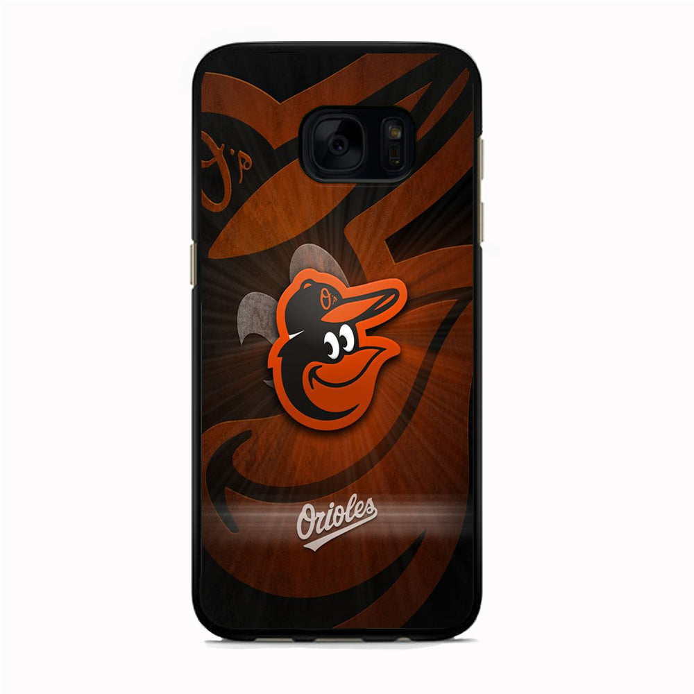 MLB Baltimore Orioles Team Samsung Galaxy S7 Edge Case