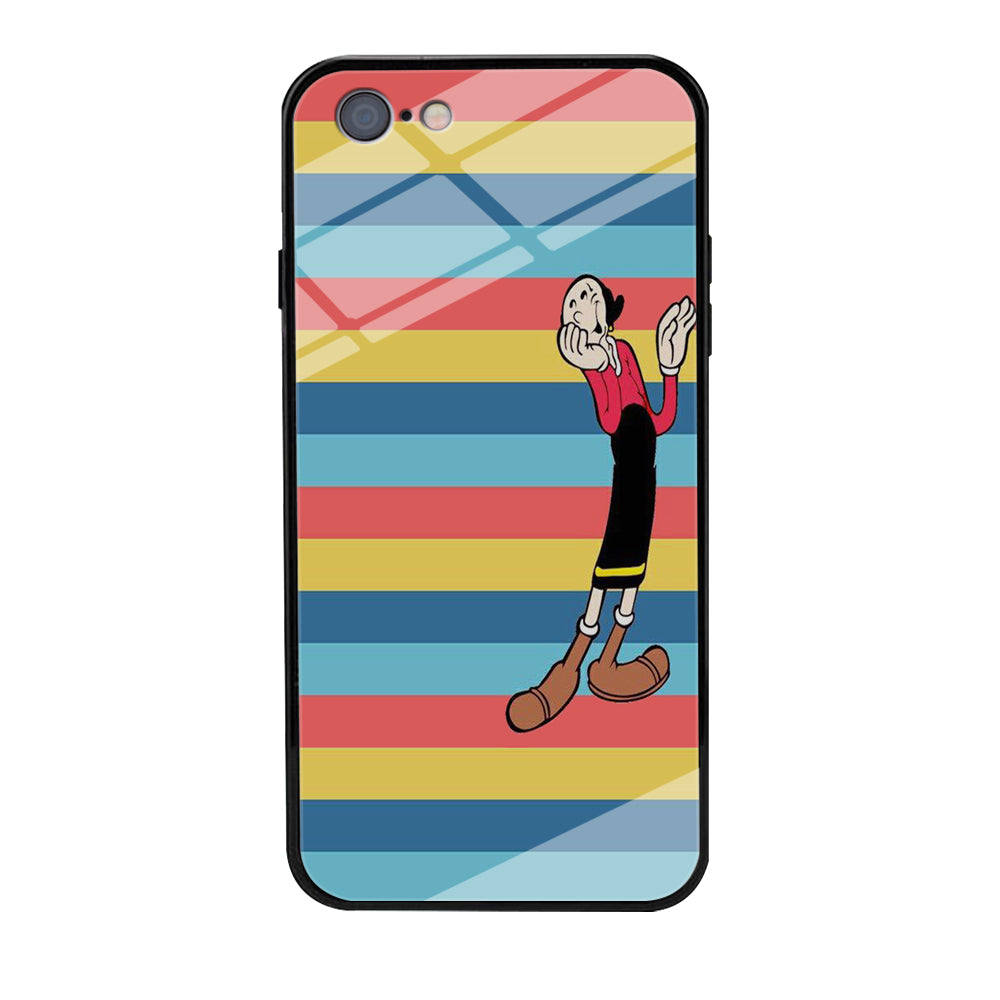Popeye Olivia Stripe Colour iPhone 6 | 6s Case