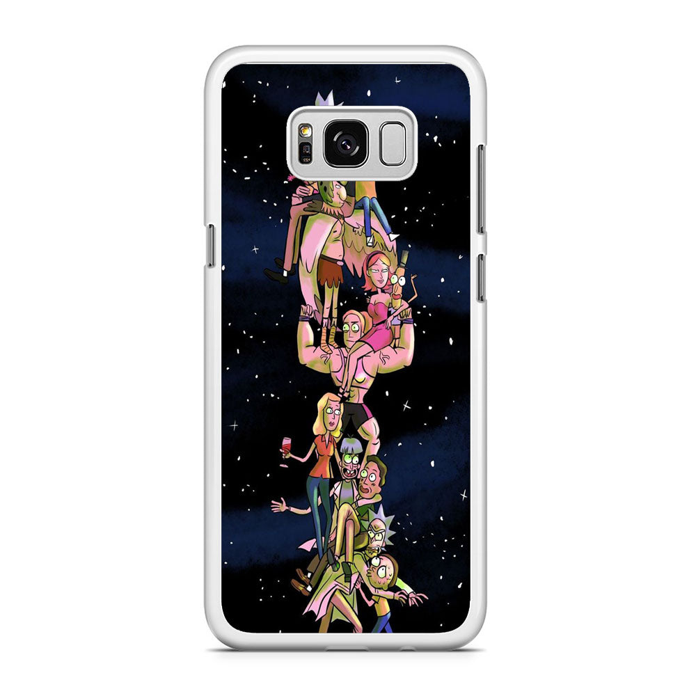 Rick And Morty Midnight Family Tower Samsung Galaxy S8 Plus Case