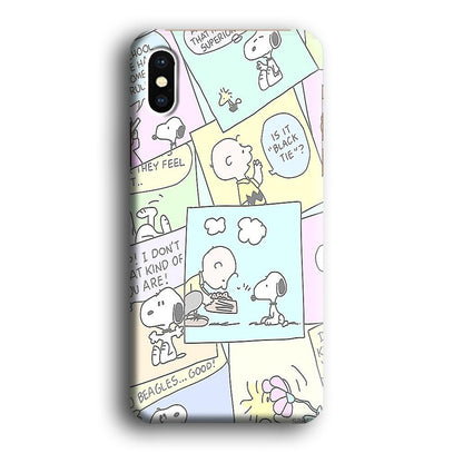 Snoopy Comic iPhone X Case