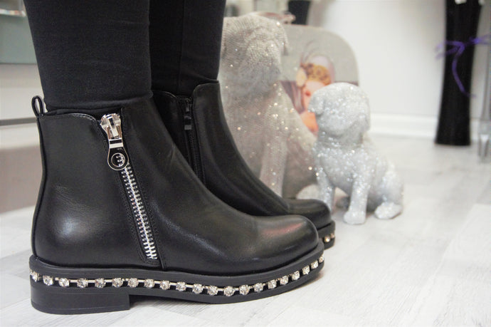 serina studded ankle boots