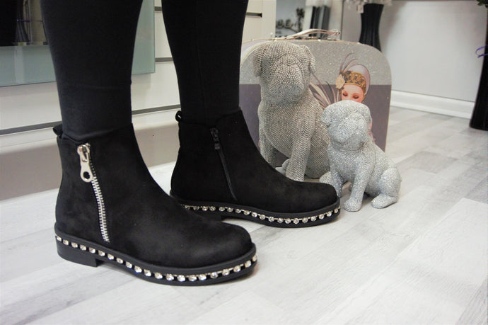 serina studded ankle boots