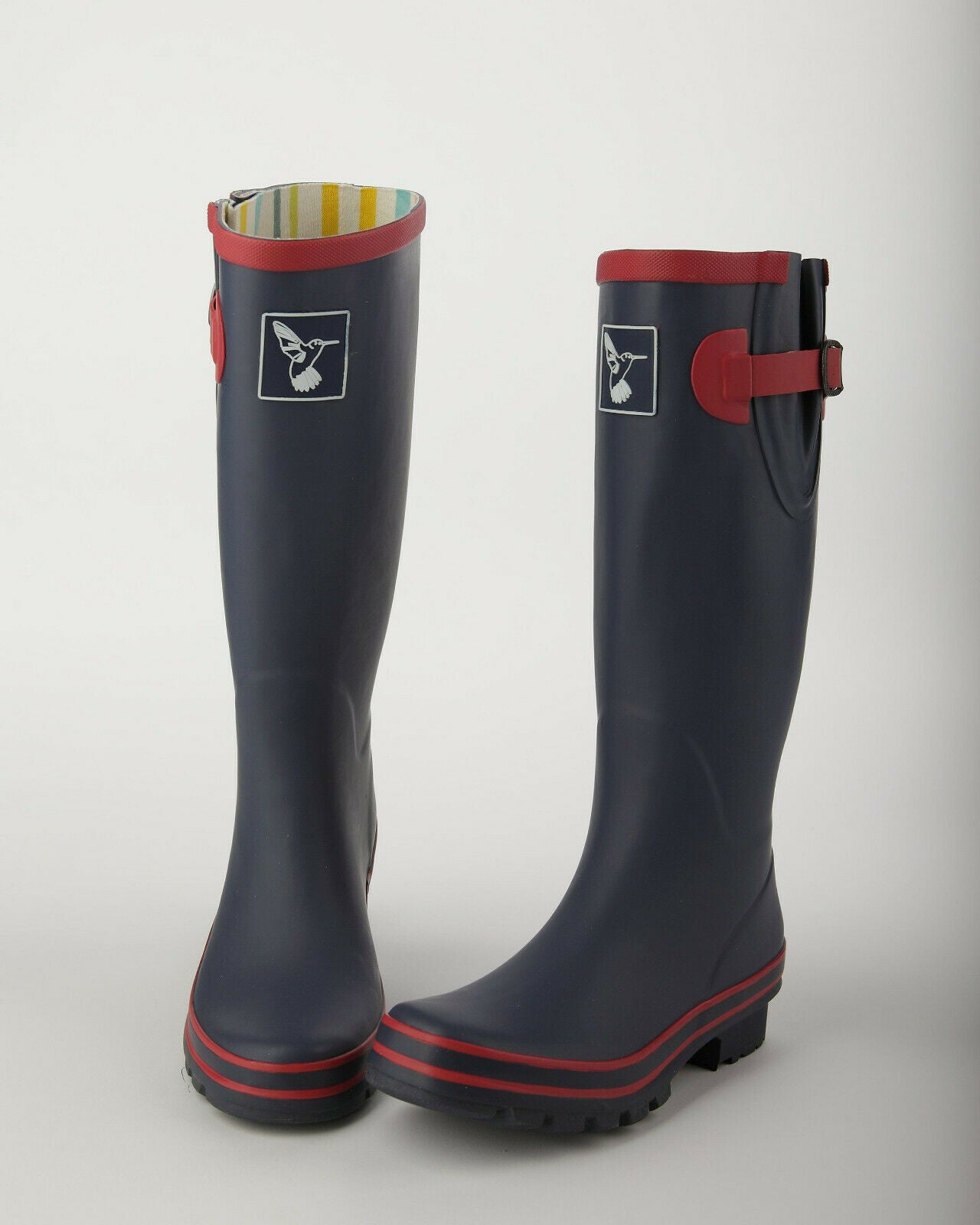 womens navy wellies