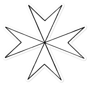 pointed cross outline