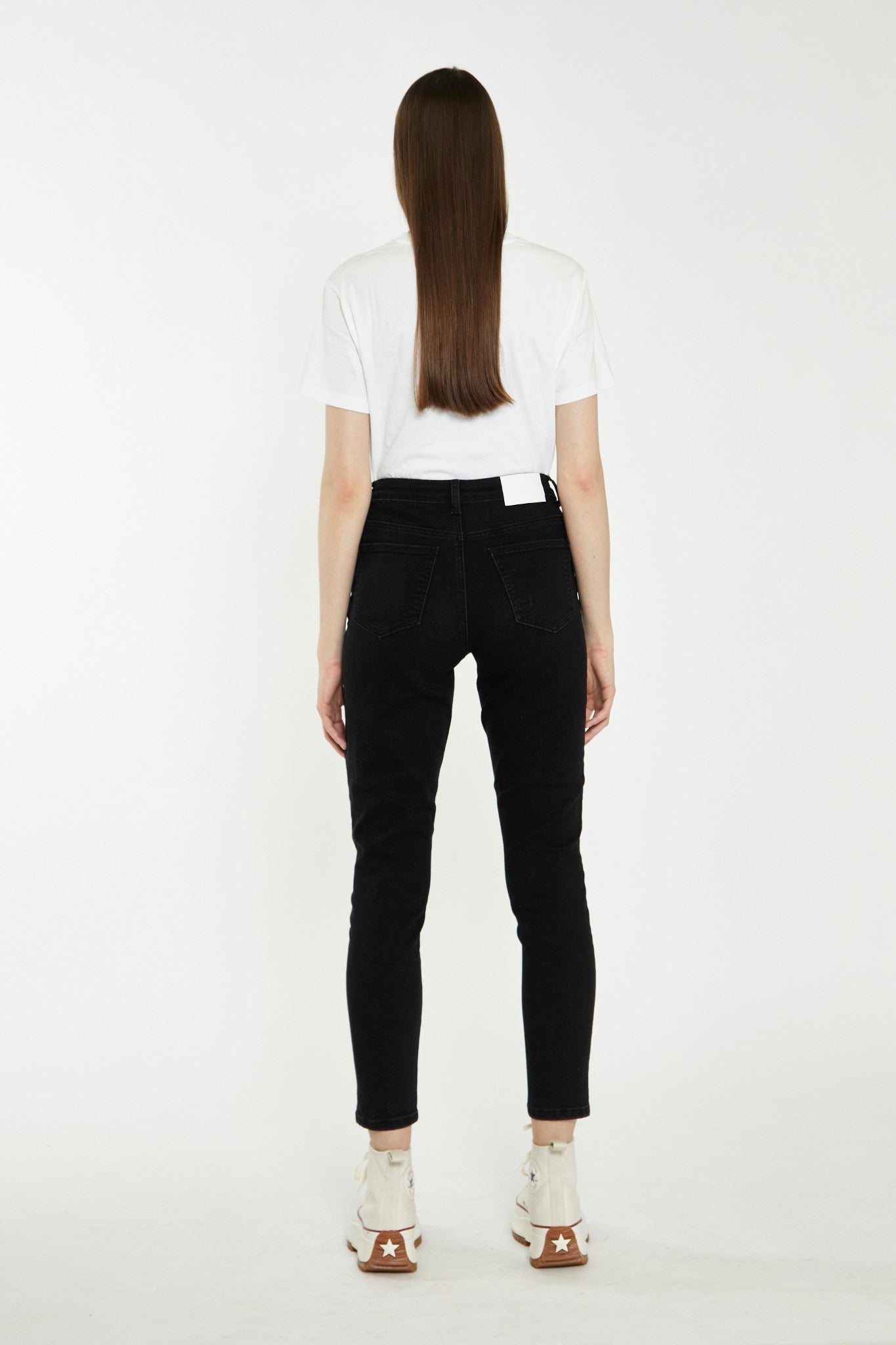 Black High Waisted Skinny Jeans