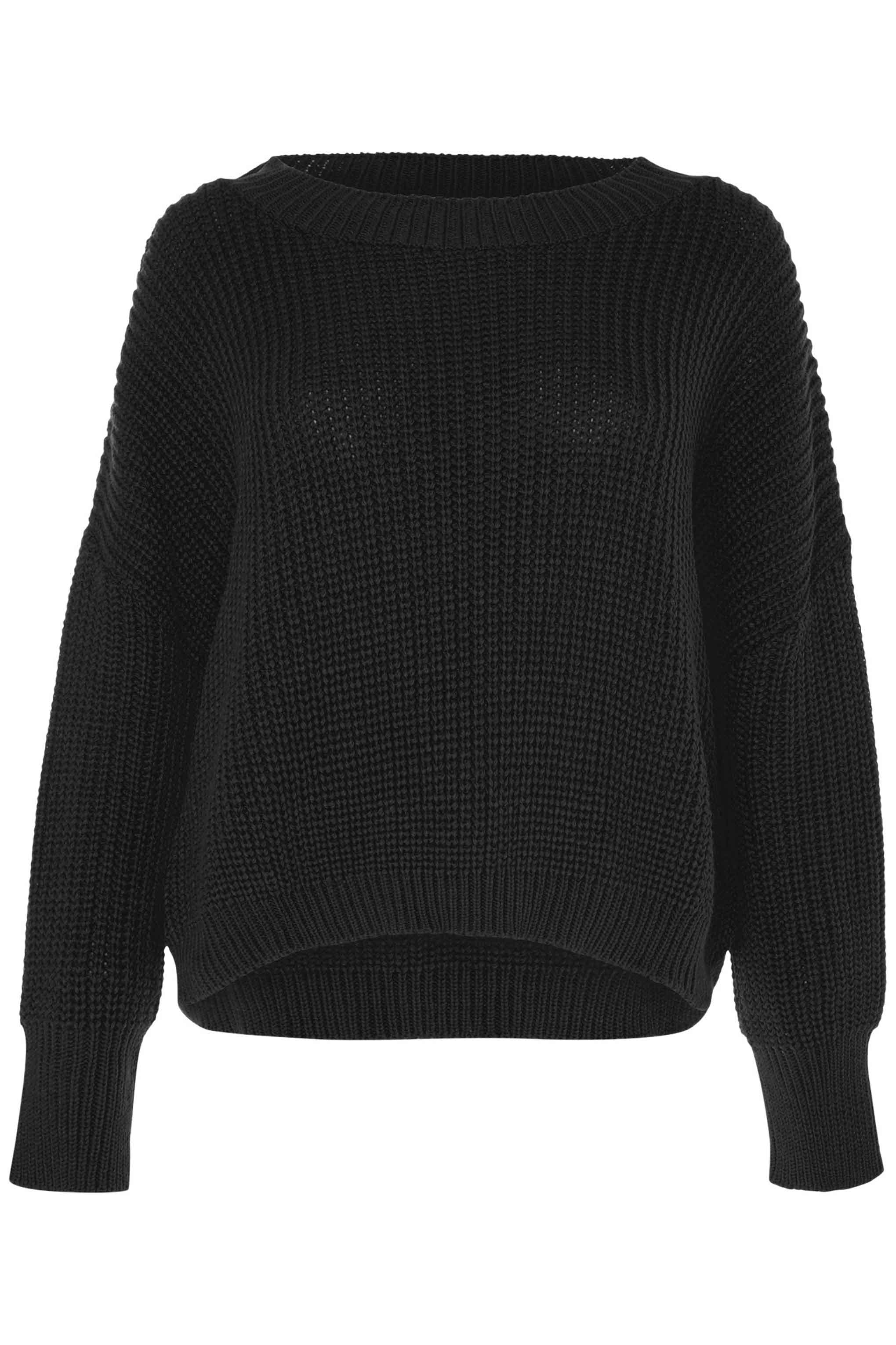 Glamorous Black Crew Neck Jumper