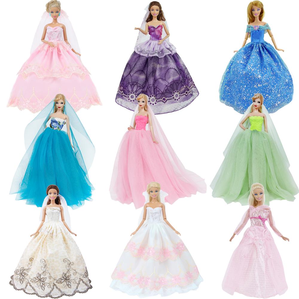 barbie doll long gown