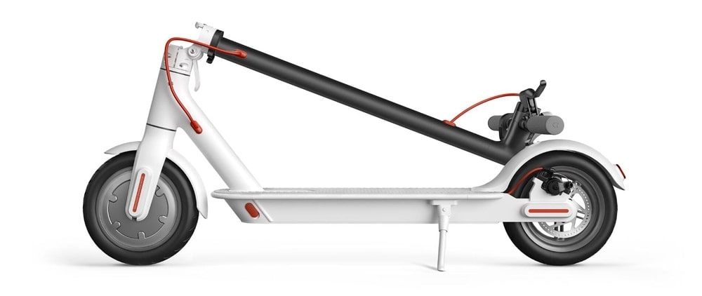 White Folding Electric Scooter