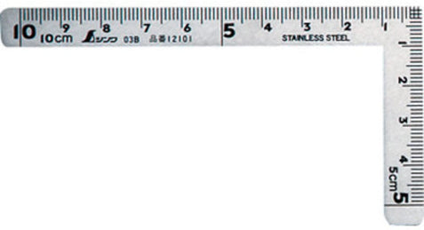 SHINWA 13128 100mm Mini Metric Ruler Scale Pick-Up Use