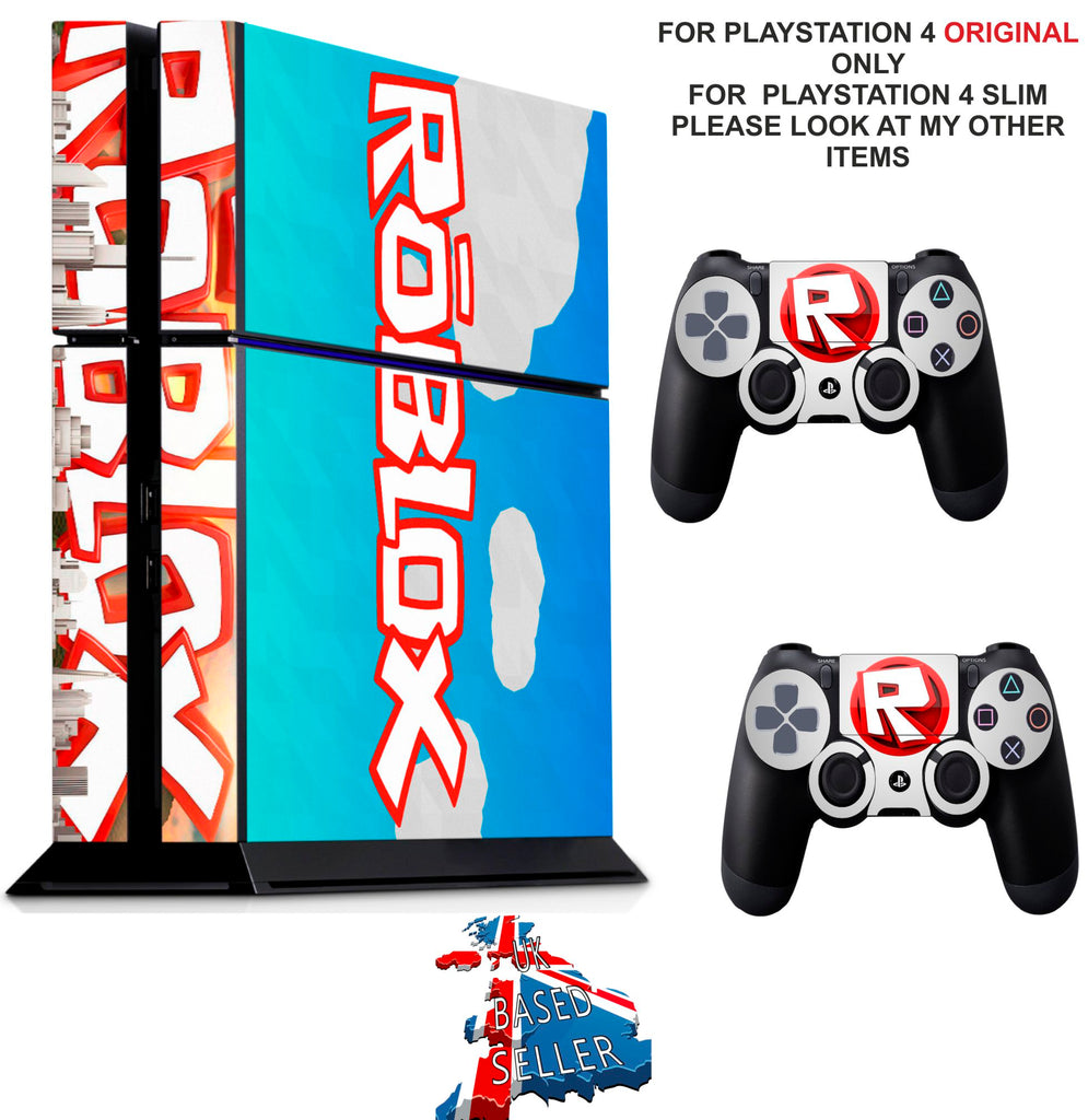 Roblox Ps4 Textured Vinyl Protective Skins Decal Wrap Stickers Nprintz - roblox ps4 skin