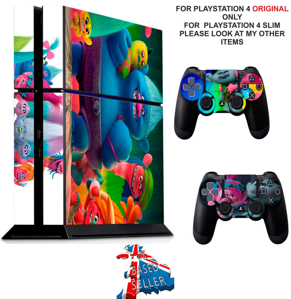 Trolls Ps4 Textured Vinyl Protective Skins Decal Wrap Stickers Nprintz - roblox ps4 textured vinyl protective skins decal wrap stickers nprintz