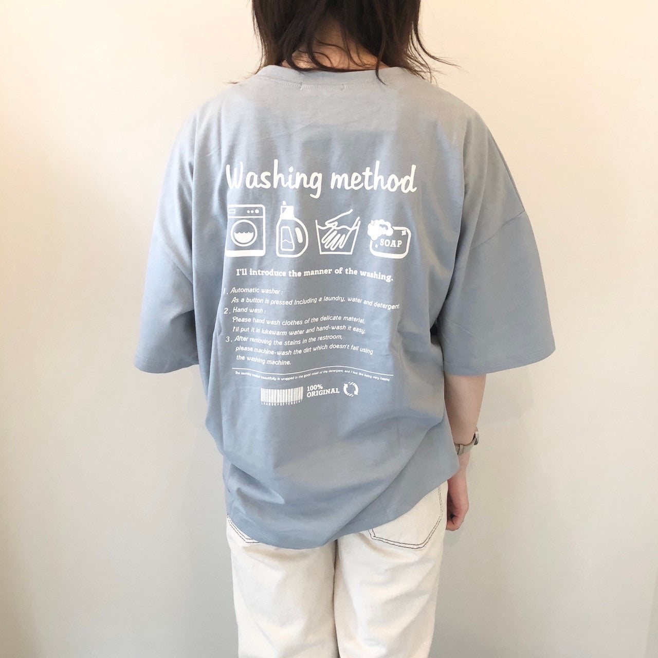 ミルクカラーのランドリーtシャツ Trend Spoon スプーン