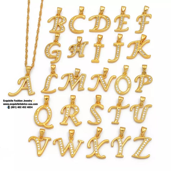 Alphabet Letters Necklace Colorful Alphabet Letters 