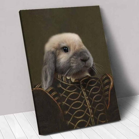 Portrait lapin - Aristocrate - Animojo