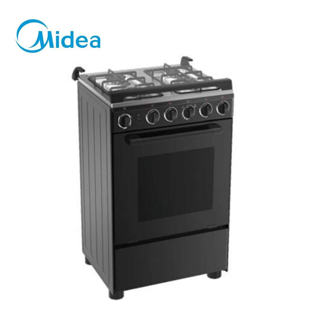 Surprisingly Friendly Midea 60cm Black Gas Range (4 Gas Burners) â Midea Philippines