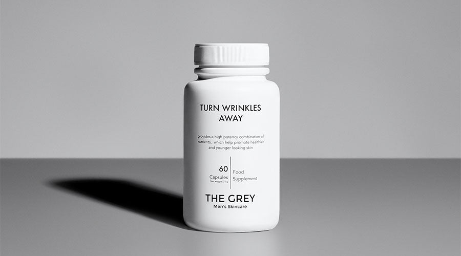 The Grey Men’s Skincare Turn Wrinkles Away 