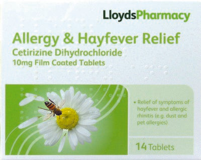 LLOYDSPHARMACY Hayfever and Allergy Relief Tablets