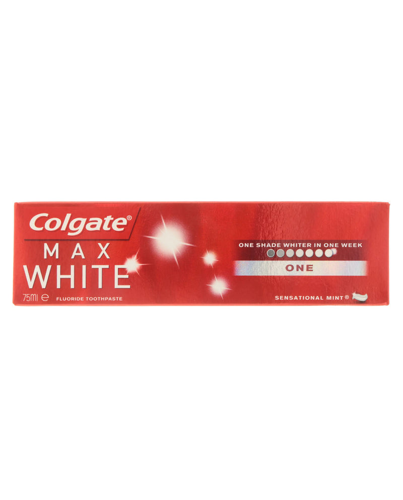 colgate max one white