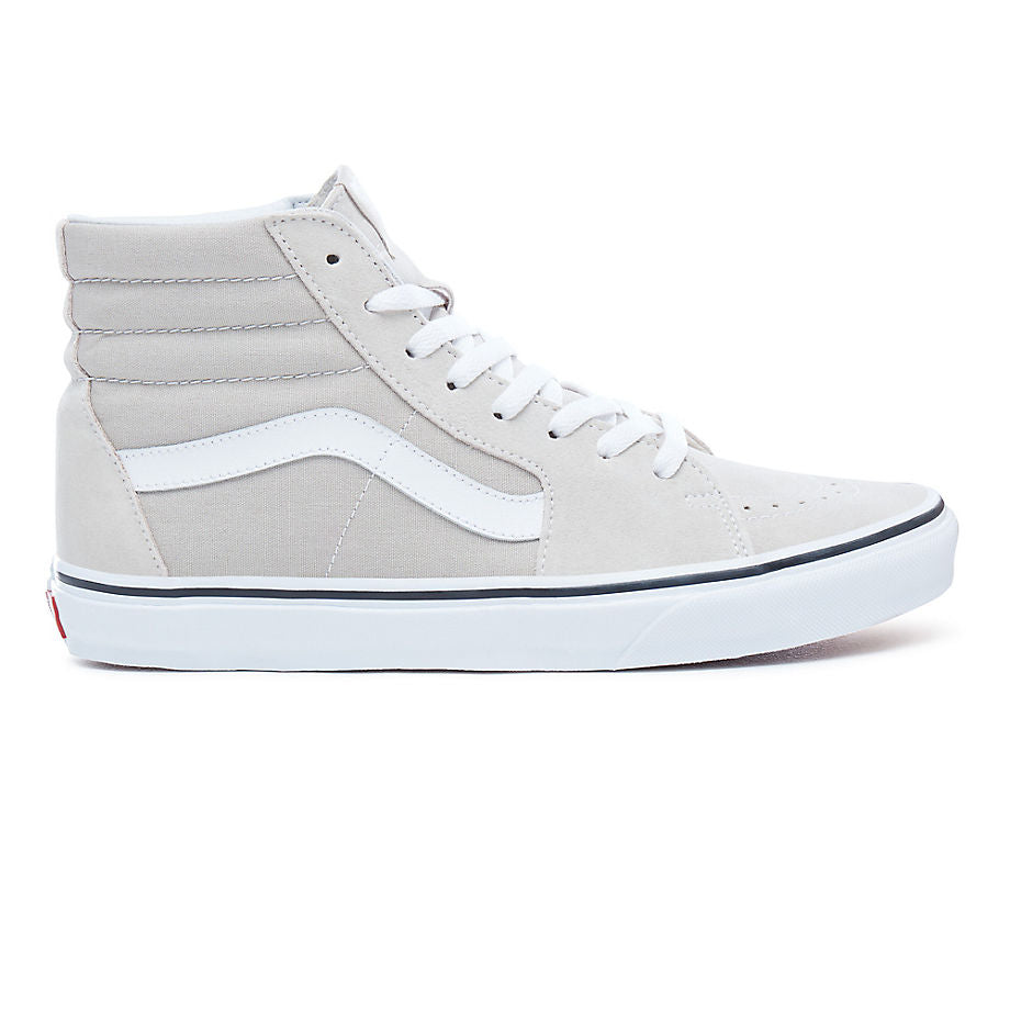 vans sk8 hi silver