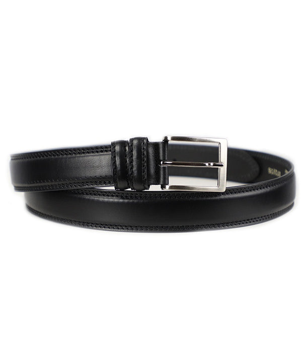 italian leather dress belt