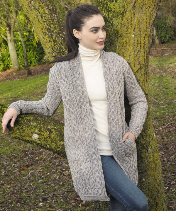 Hooded Cardigan – Women's Wool Knitwear Sweaters, Made in Ireland – World  Chic