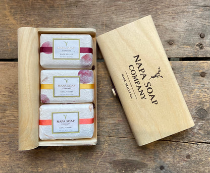 3 Bar Gift Box - Wine Lovers - Napa Soap Company