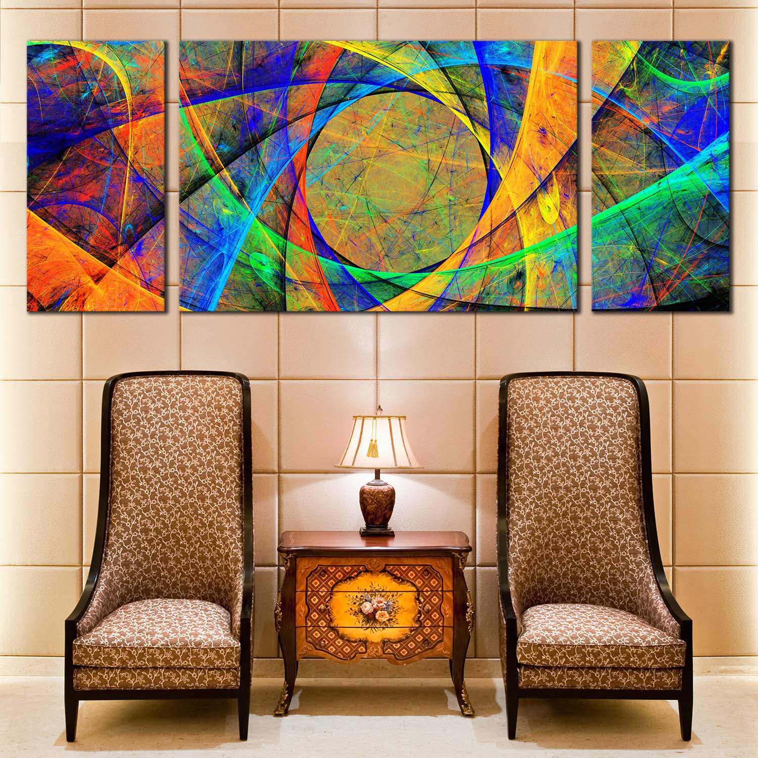 3d abstract wall art