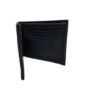 Two Pocket, Money Clip Wallet .Calf — Pinnell Custom Leather