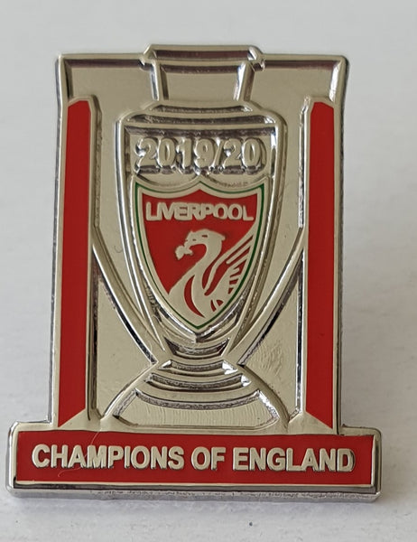Liverpool Champions of England 2019/ 20 Stud Badge – Footy Souvenirs