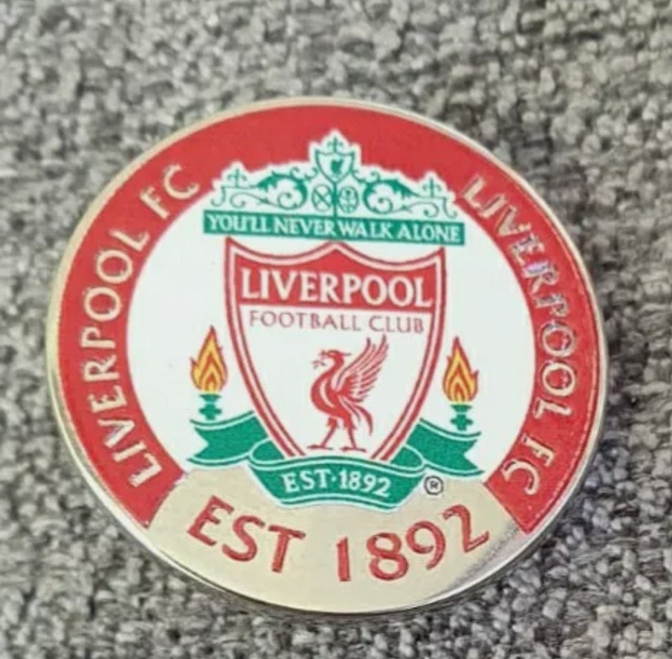 Liverpool FC Official Pin Badge - Club Crest Est.1892 – Footy Souvenirs