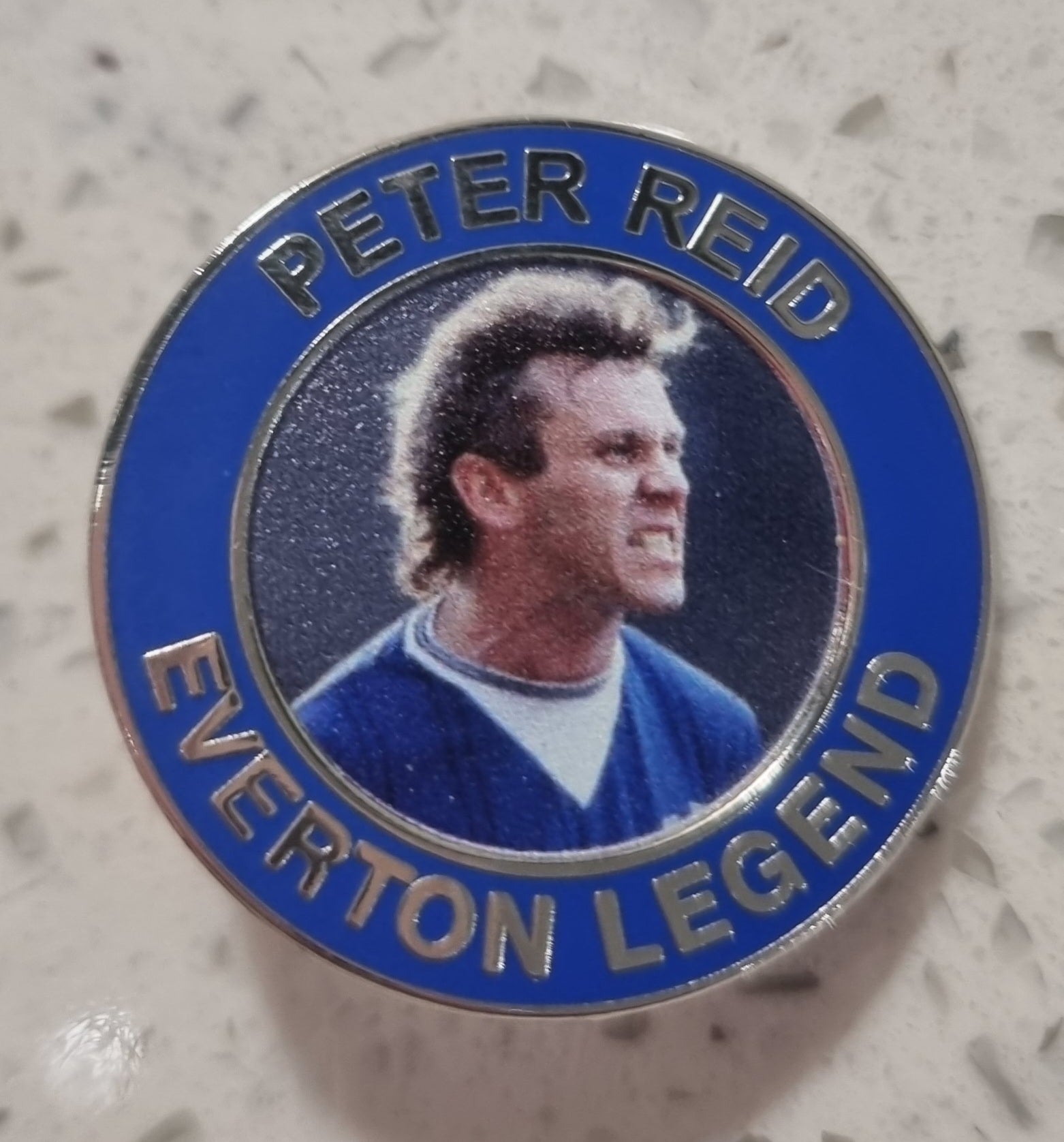 Everton FC Official Peter Reid Pin Badge - Everton Legend – Footy Souvenirs