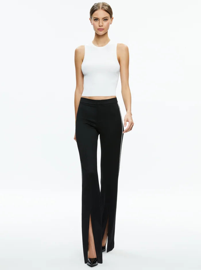 Alexis Vincenzo Vegan Leather Pants In White