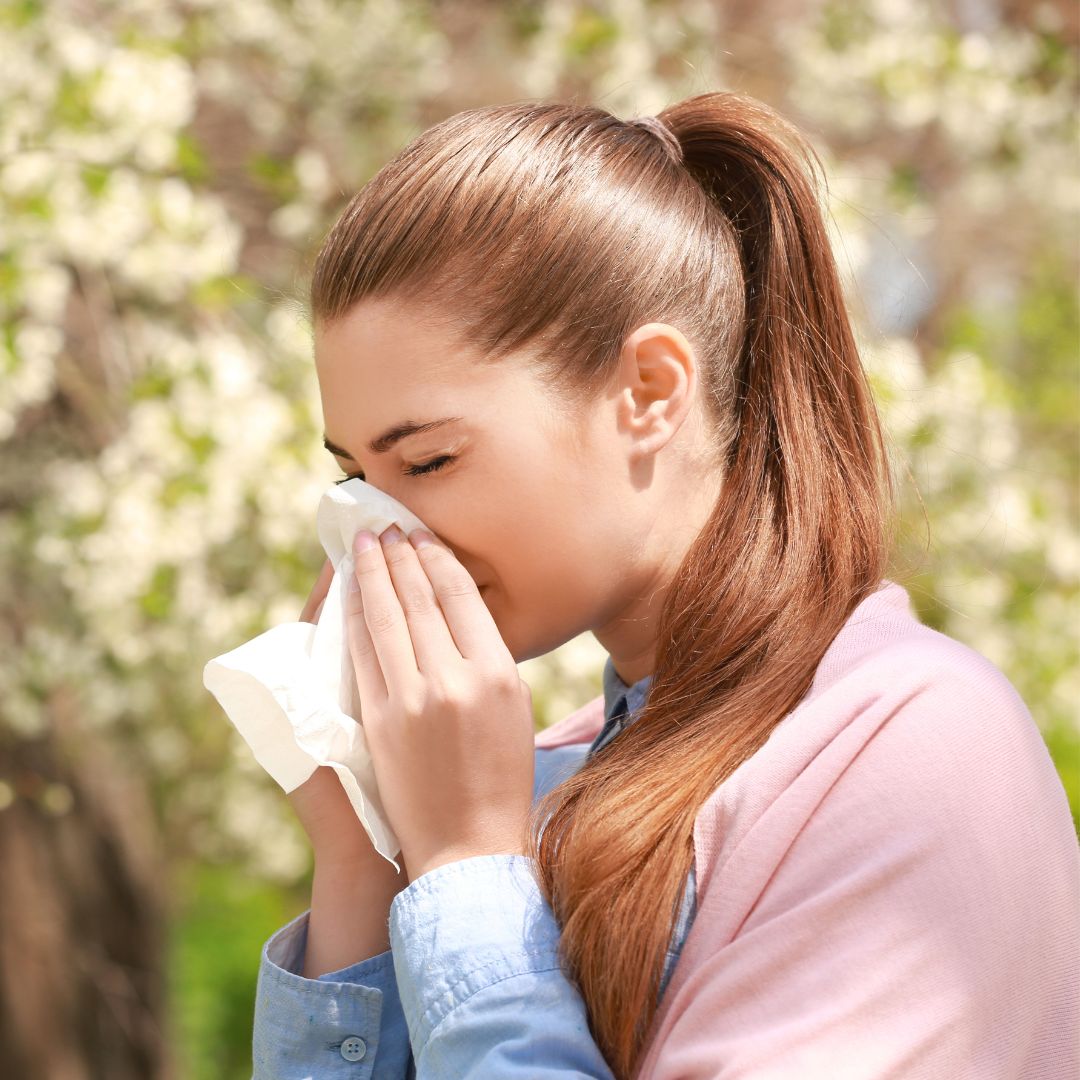 Can seasonal allergies cause hair loss?