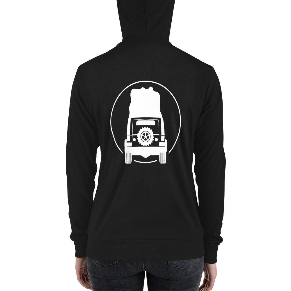 jeep zip up sweatshirt