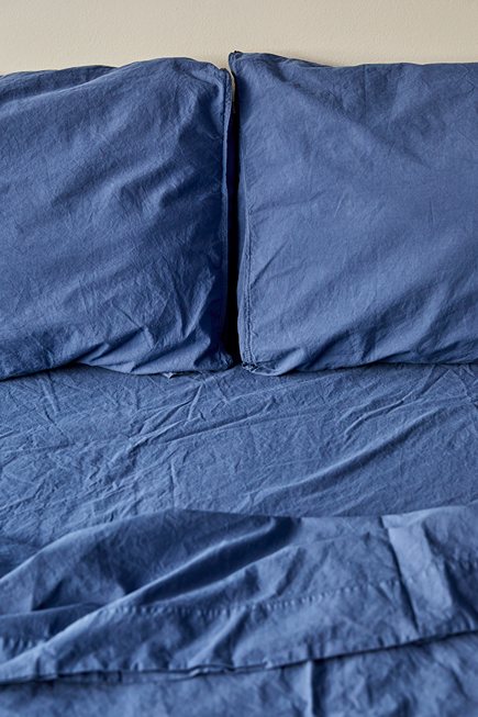 Blue Percale Sheets