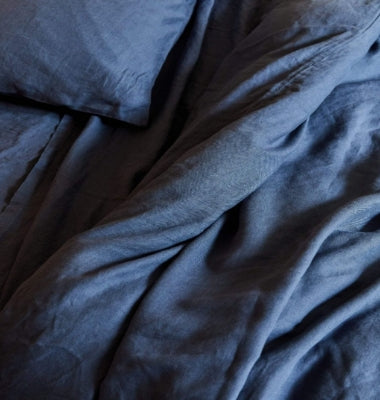 Stonewash Linen Flat Sheets