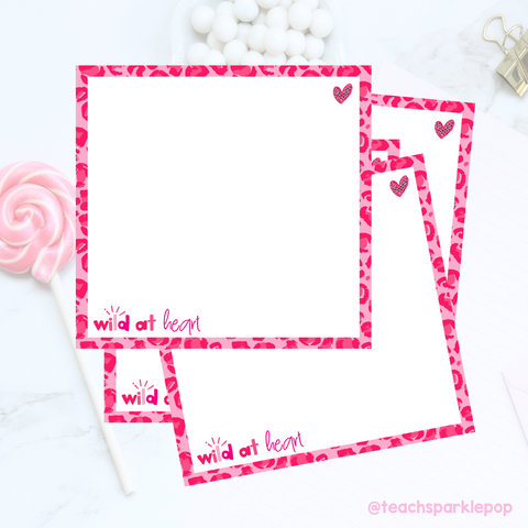 wild at heart post-it notes