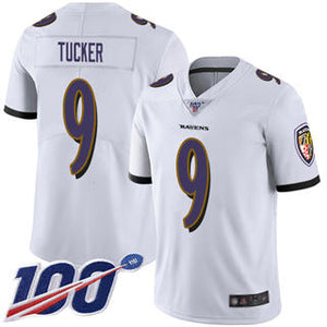 white justin tucker jersey